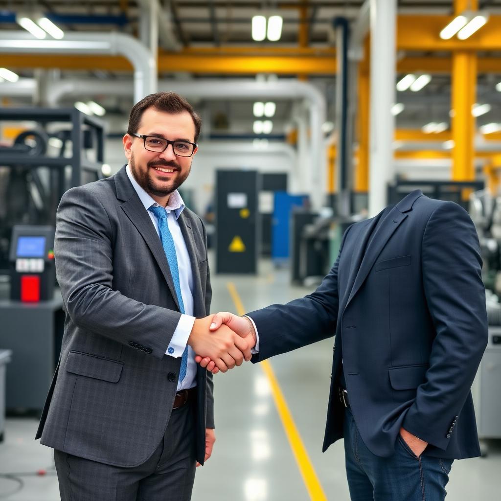 Acuerdo comercial entre cliente y fabricante en fábrica de inyección de plástico